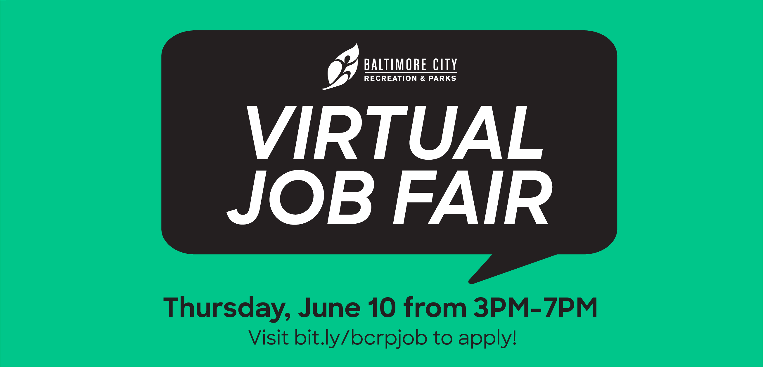 Virtual Job Fair. Thursday June 10 from 3PM-7pM.